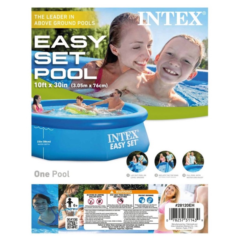 10ft x 30in Easy Set Inflatable Pool (NEW)